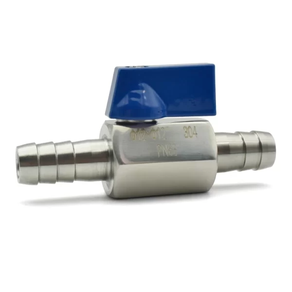 Hose Barb Mini Ball Valve Sanitary Grade 304 Stainless Steel Hose Hose Skin Joint Micro-valve - Image 5